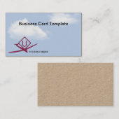 UltraLightアクティビティシンボルドローンパイロットロゴ 名刺 (正面/裏面)