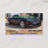 UltraLusterのフランスのな名刺 名刺 (裏面)