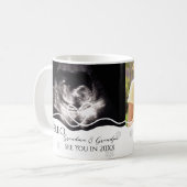 Ultrasound Grandparents Pregnancy Announcement コーヒーマグカップ (正面左)