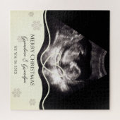 Ultrasound Photo Grandparents Pregnancy Reveal  ジグソーパズル (横)
