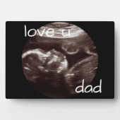 Ultrasound Photo Love Youパパ フォトプラーク (正面)