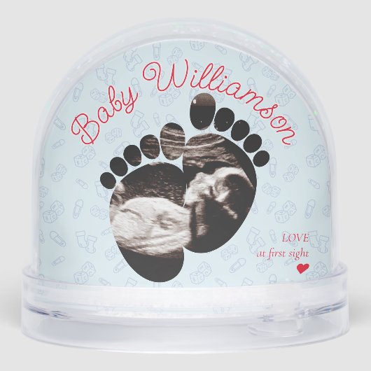 Ultrasound Pregnancy Announcement 1st Christmas (裏面)