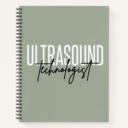 Ultrasound Technologist | Ultrasound Tech Gifts ノートブック (正面)