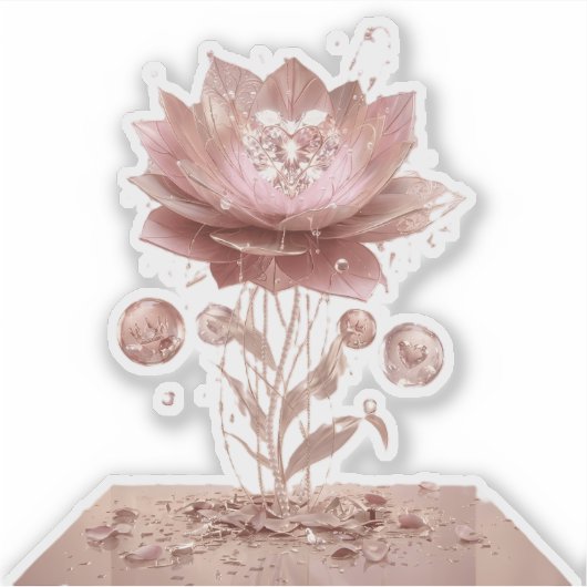 Ultraviolet Infinite Neon Blossom Vinyl Sticker シール (正面)