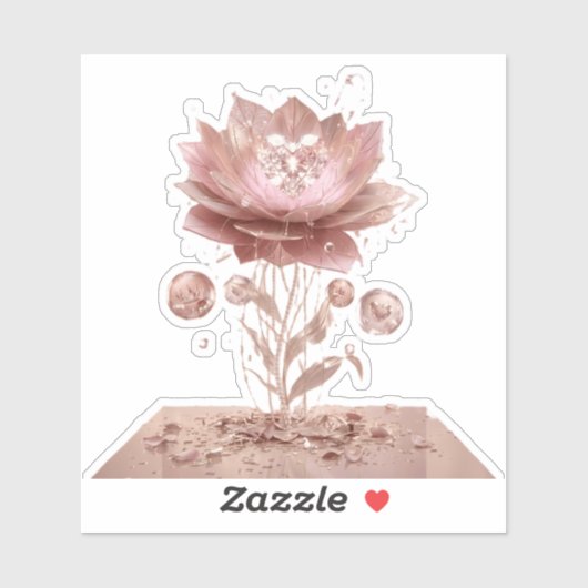 Ultraviolet Infinite Neon Blossom Vinyl Sticker シール (シート)