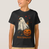 Ultrygeist Funny Halloween Chicken Ghost Costume P Tシャツ (正面)