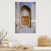 Ulug'bek Madrasah: Ornate Portal ポスター (キッチン)