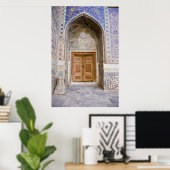 Ulug'bek Madrasah: Ornate Portal ポスター (ホームオフィス)