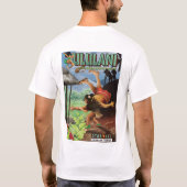 ULULANIの喜劇的なTシャツの漫画の前部 Tシャツ (裏面)