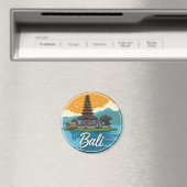 Ulun Danu Bali Indonesia Travel Abstract マグネット (インサイチュ (食洗機))