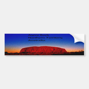 Uluruの原生の神聖な場所 バンパーステッカー