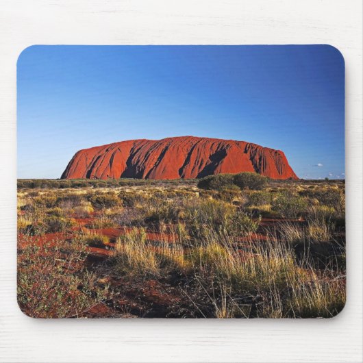 Uluru (Ayersの石)、オーストラリア マウスパッド (正面)