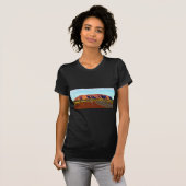 Uluru/Ayersロックのオーストラリア Tシャツ (正面フル)
