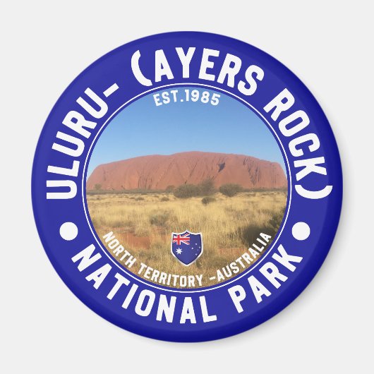 Uluru-Kata Tjuta National Park – Scenic Rock  マグネット (正面)