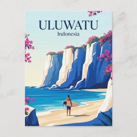 Uluwatu Indonesia ポストカード (正面)