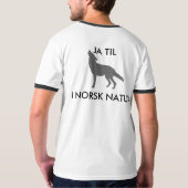 ULV I NORSK NATUR - MENNまでJA Tシャツ (裏面フル)