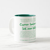 Ulysess by James Joyce - The Mug ツートーンマグカップ (正面左)