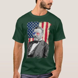 Ulysses S Grant American flag 4th of July Vintage Tシャツ