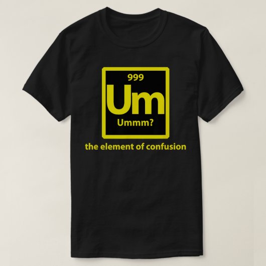 Um周期表Um Tシャツ (デザイン正面)
