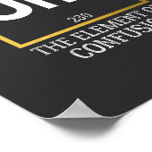 UM混乱の要素Tシャツ ポスター (角)