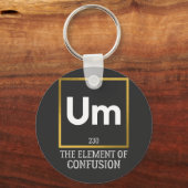 Um混乱Tシャツの要素 キーホルダー (正面)