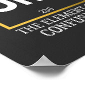 Um混乱Tシャツの要素 ポスター (角)