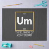 Um混乱Tシャツの要素 薄葉紙 (クラフト)