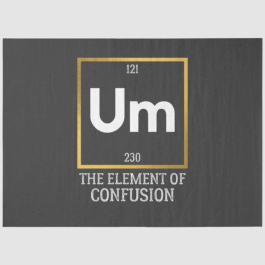 Um混乱Tシャツの要素 薄葉紙 (正面)