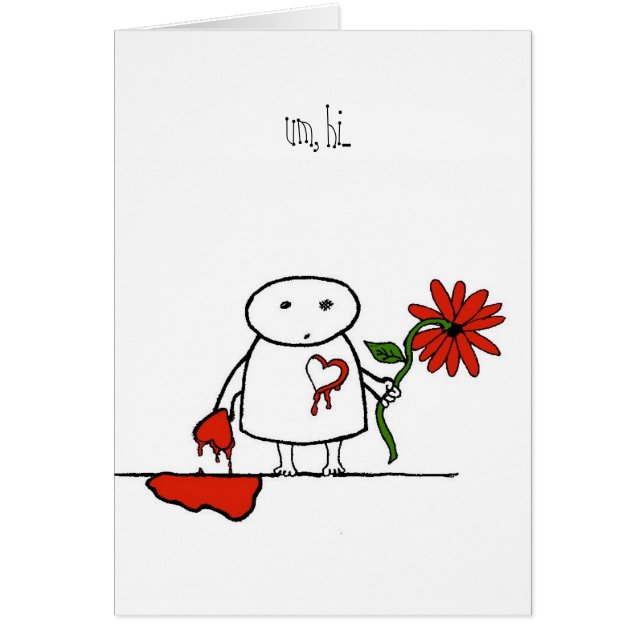 um、こんにちは… iのハートを、右知っていますか。 (正面)