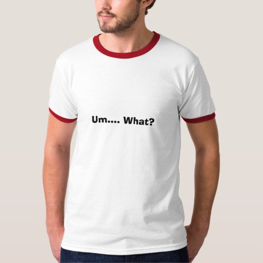 Um…. 何か。 tシャツ (正面)
