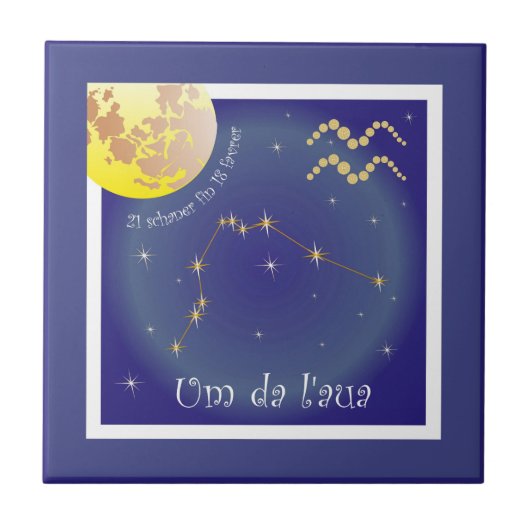 Um da l'aua 21 schaner fin 18 favrer Fotofliese タイル (正面)