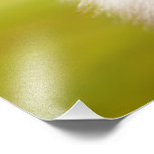 Um Old English Sheepdog no Jardim Florido フォトプリント (角)