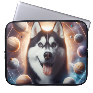 Um PET no espaço ラップトップスリーブ