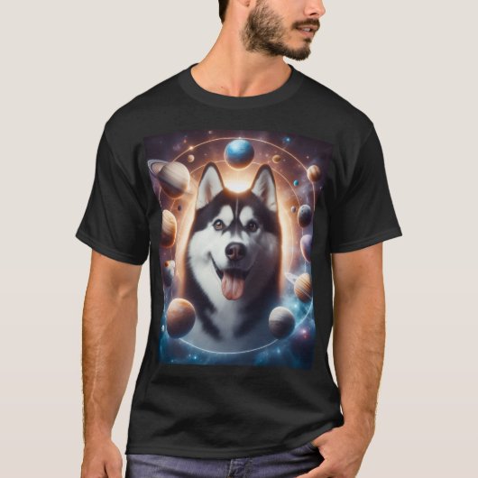 Um PET no espaço Tシャツ (正面)