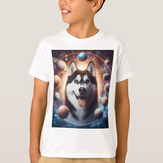 Um PET no espaço Tシャツ (正面)