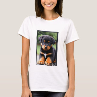 Uma camiseta Feminina gola canoa simples  Tシャツ