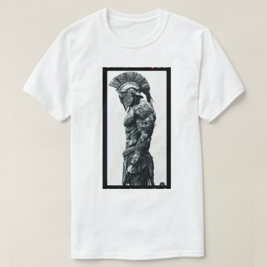 Uma camiseta gola canoa masculino simples tシャツ (デザイン正面)