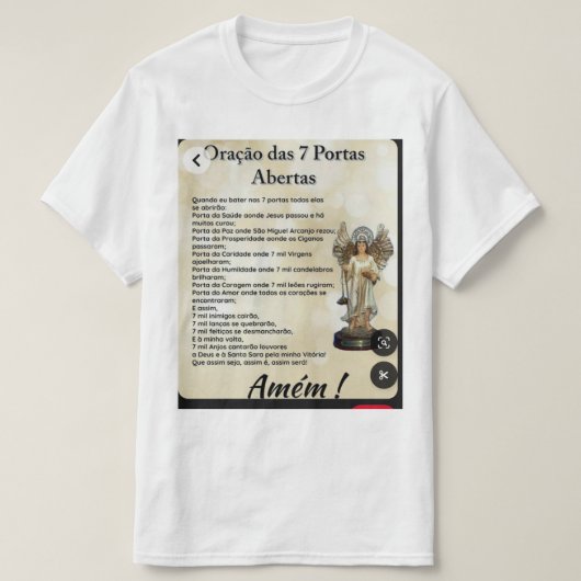 Uma camiseta gola canoa Masculino simples  Tシャツ (デザイン正面)