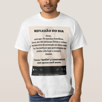 Uma camiseta Masculino gola canoa simples  Tシャツ