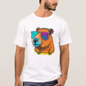 uma capivara de óculos tシャツ (正面)