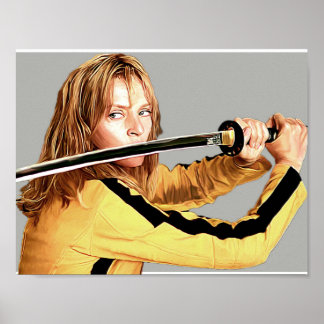 Uma Thurman - Kill Bill - Digital 絵画's ポスター
