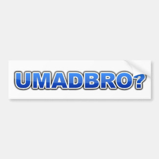 UMADBROのバンパーステッカー バンパーステッカー