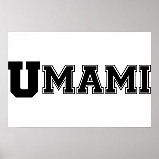 UMAMI COLLEGE ポスター (正面)