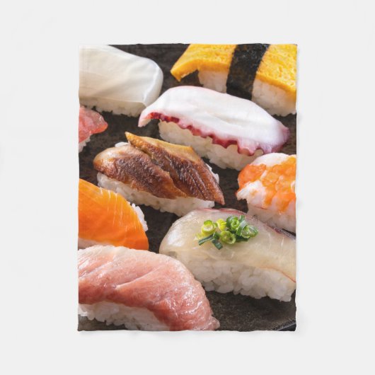 Umami Spectrum – Artisan Sushi Fleece Blanket フリースブランケット (正面)