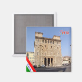 UMB007 TERNI, Umbria，イタリア，冷蔵庫 マグネット (正面/裏面)