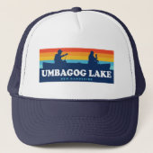 Umbagog Lake New Hampshire Canoe キャップ (正面)