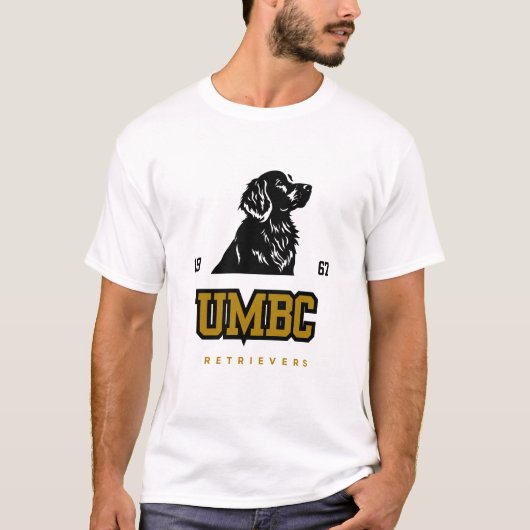 UMBCレトリバー – カレッはっきりしたジ・ベースボール・スピリット Tシャツ (正面)
