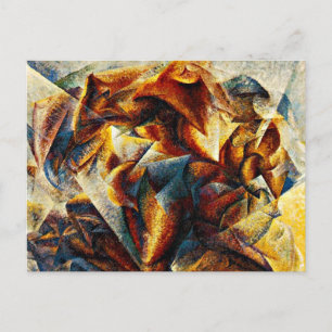Umberto Boccioni – サッカー選手のダイナミズム ポストカード