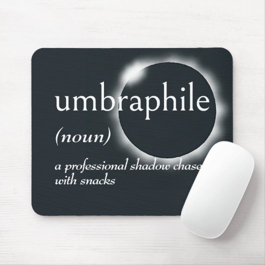 UMBRAPHILEの辞書的定義 マウスパッド (マウス)