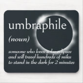 UMBRAPHILEの辞書的定義 マウスパッド (正面)